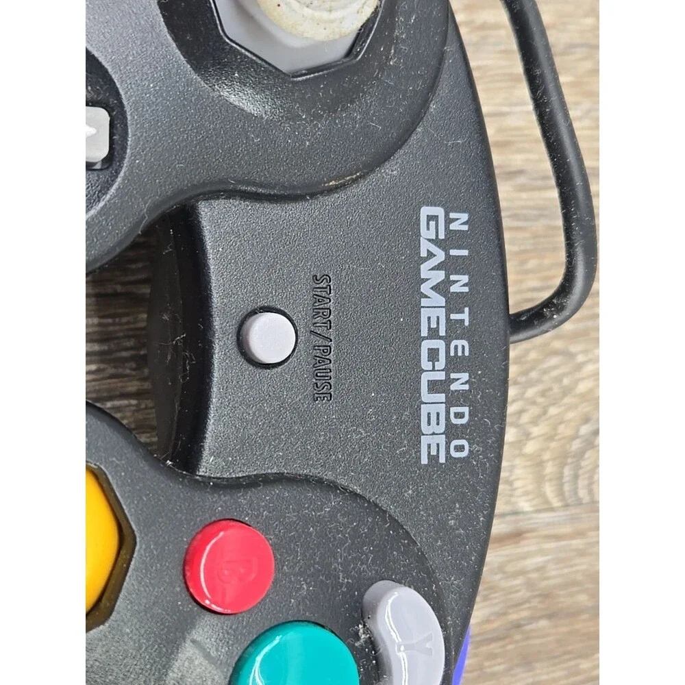 Nintendo Gamecube Controller OEM Black DOL-003 Official Tested Original